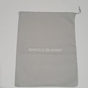 Manolo Blahnik linen dust bag